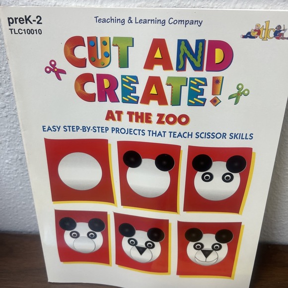 Lot Of 3 Cut‎ and Create! Easy Step-by-Step Projects That Teach Scissor Skills - Picture 4 of 16